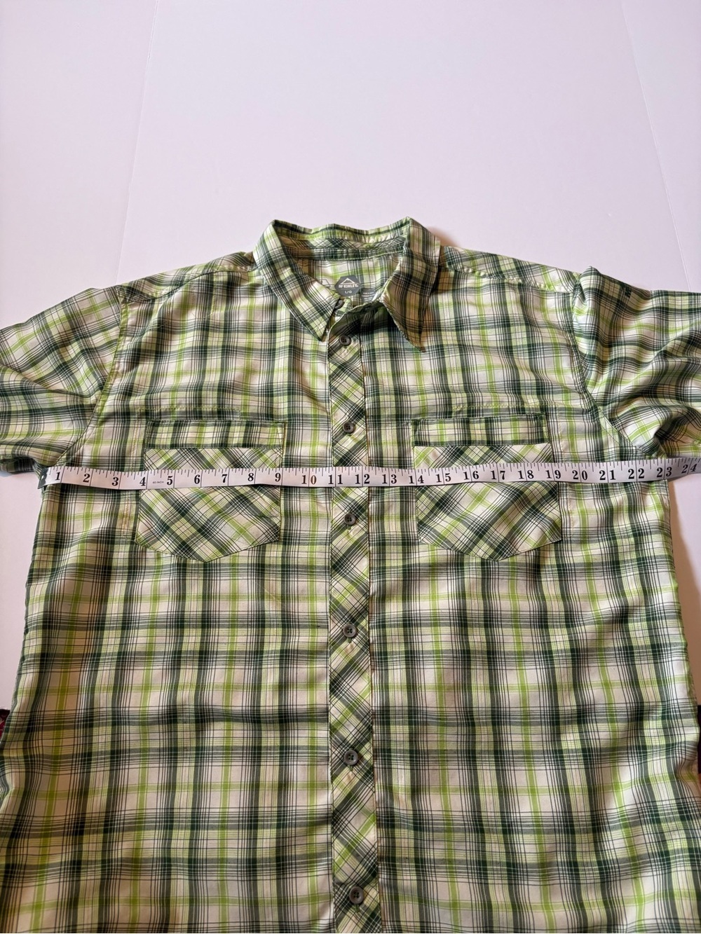 McKINLEY bundle Dry Plus Plaid short sleeve Outdoor Button Up shirts Men’s Sz L - Picture 13 of 14
